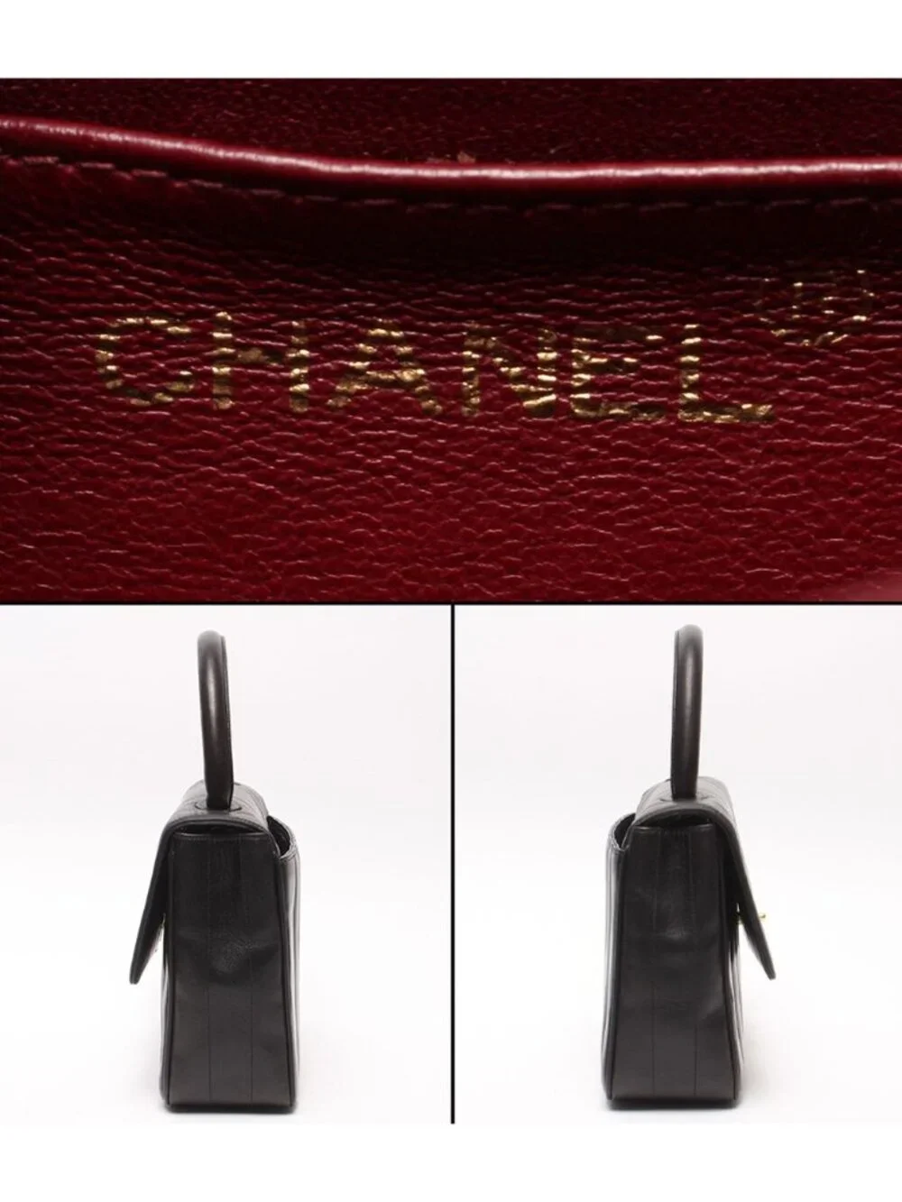 Chanel Handbag Gold Single Flap Mademoiselle Lambskin